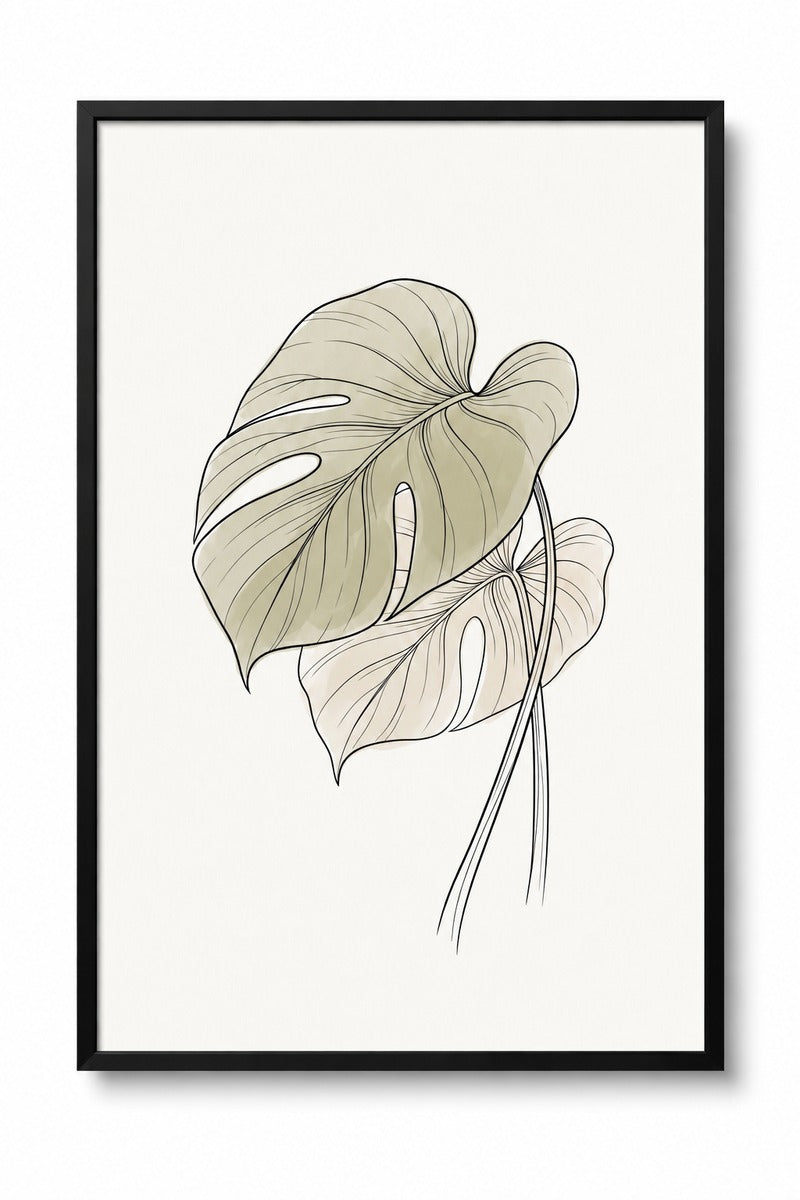 Elegant Leaf Composition