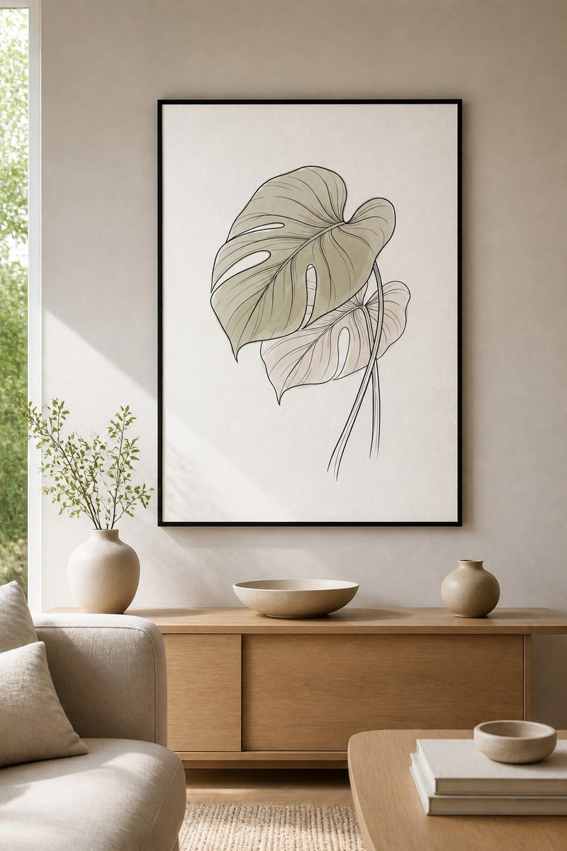 Elegant Leaf Composition
