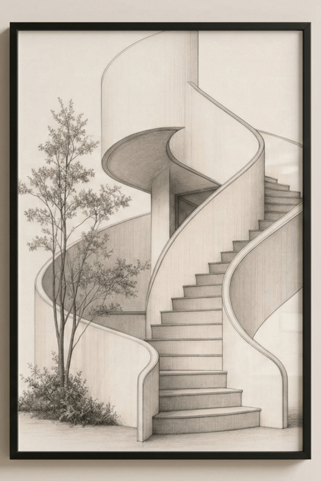 Elegant Stairs of Modernism