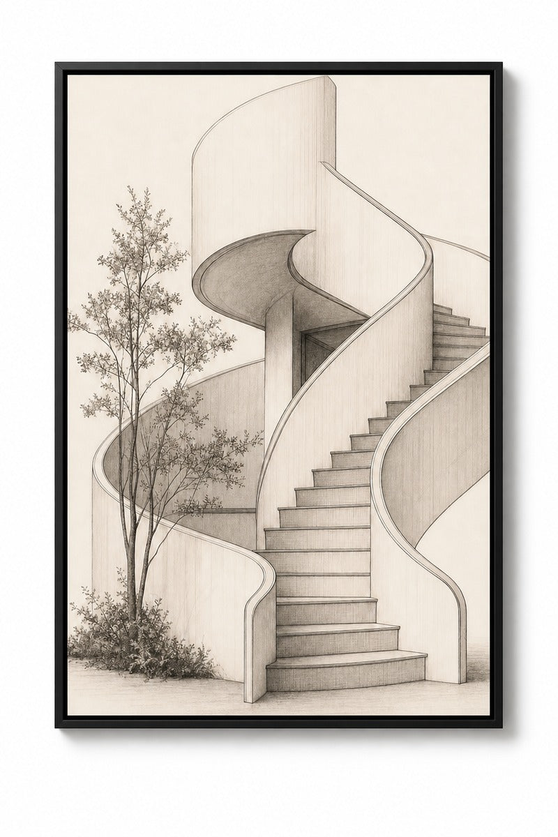 Elegant Stairs of Modernism