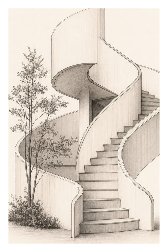Elegant Stairs of Modernism