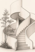 Elegant Stairs of Modernism