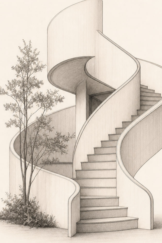 Elegant Stairs of Modernism
