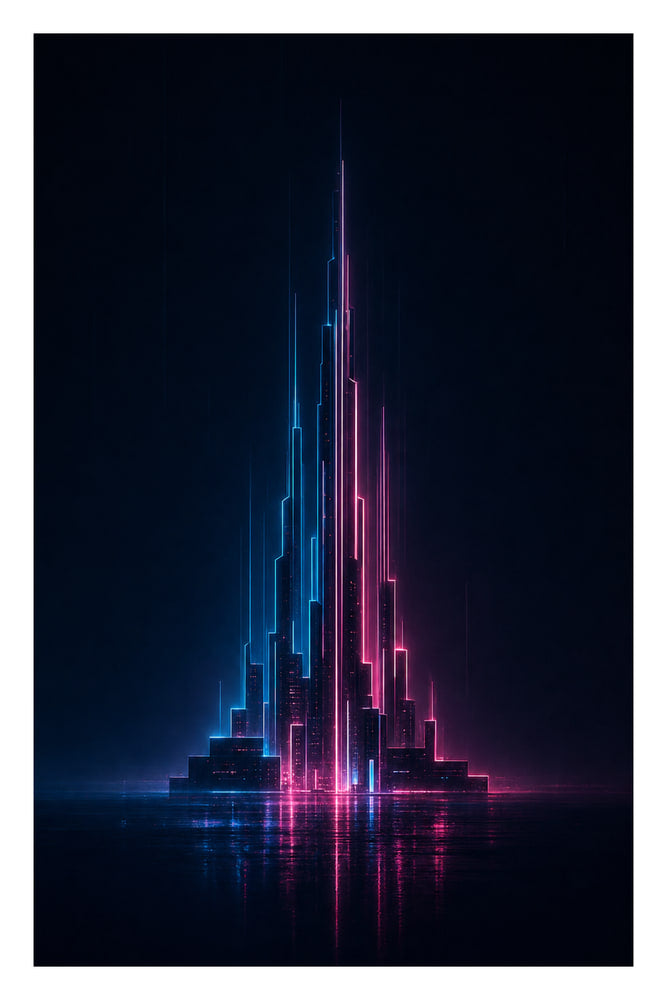 Futuristic Skyline Glimmer