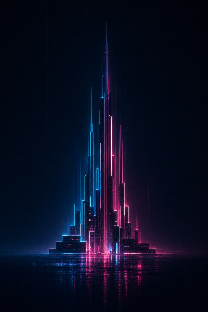 Futuristic Skyline Glimmer