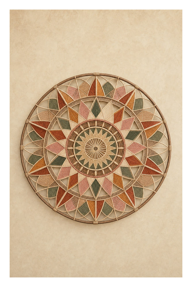 Geometric Mandala Wheel