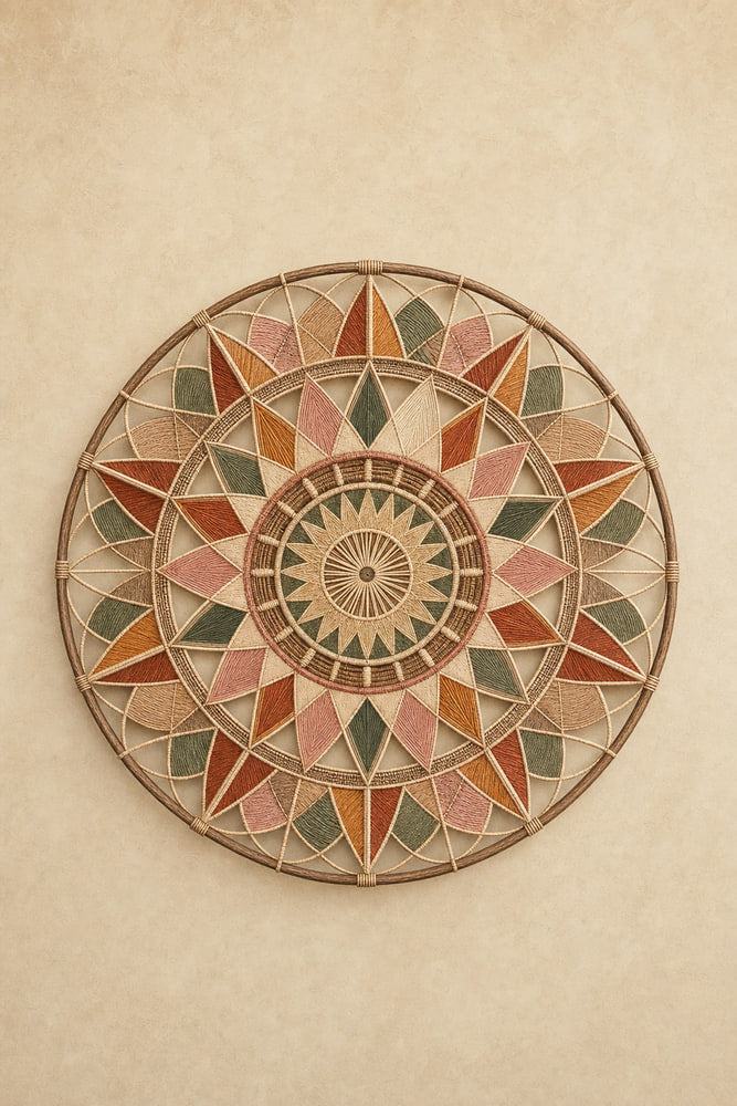 Geometric Mandala Wheel