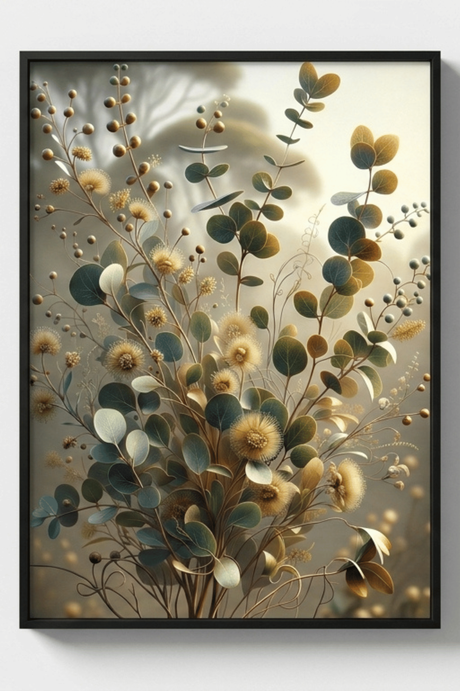 Golden Blossom Embrace