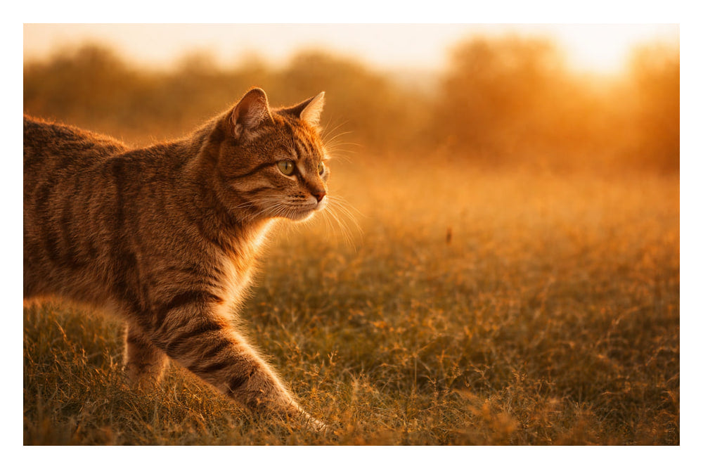 Golden Hour Cat
