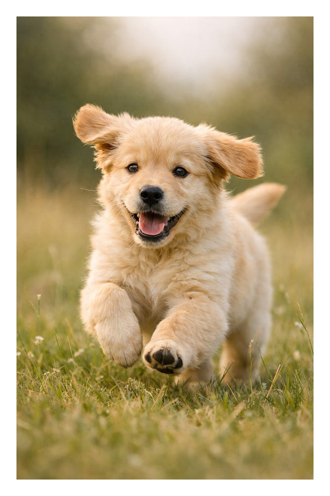Golden Retriever Puppy Play