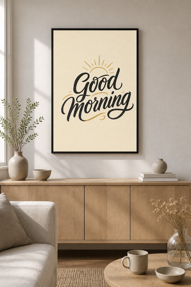 Good Morning Lettering