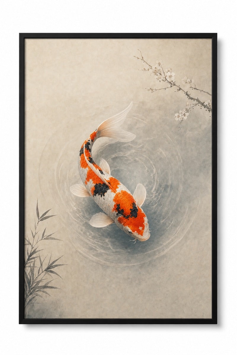 Koi Carp Turning
