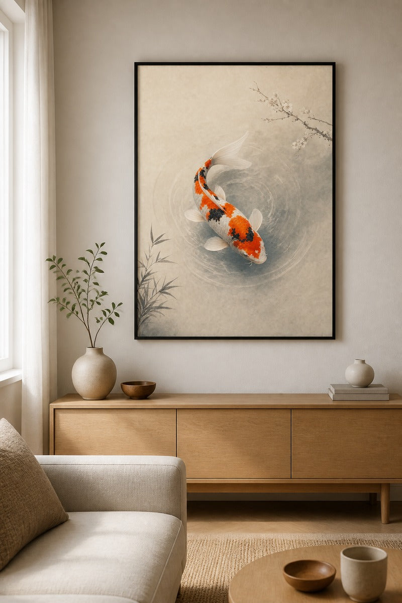 Koi Carp Turning