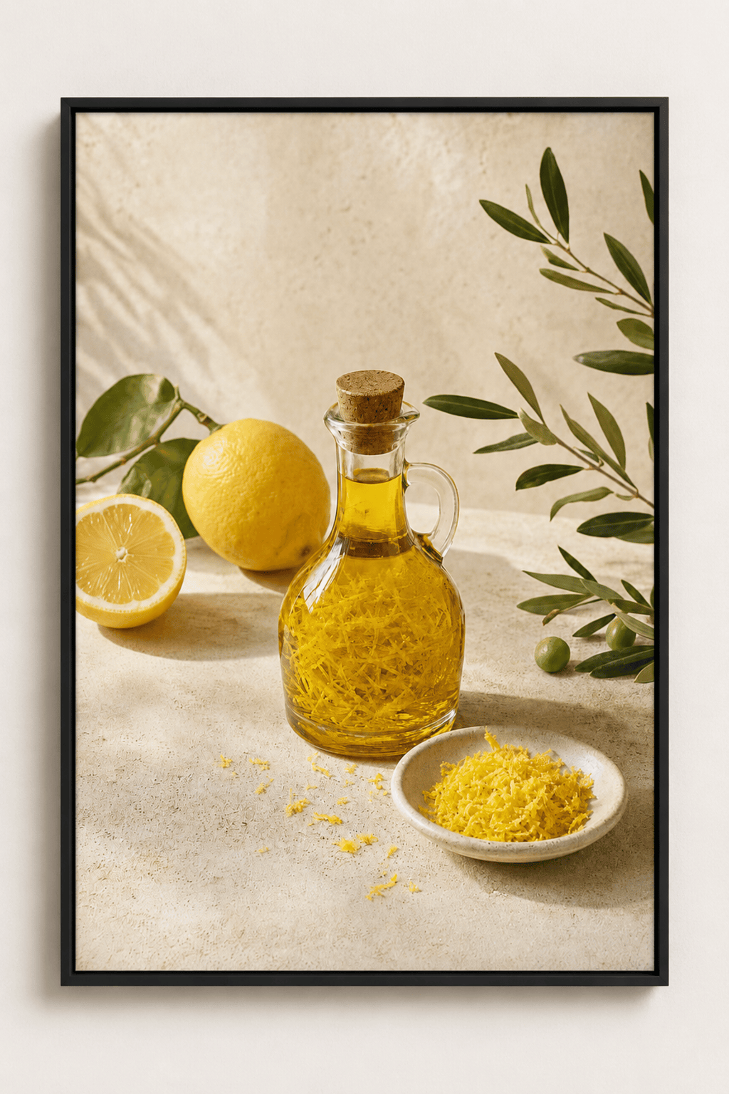 Lemon Zest and Olive Oil