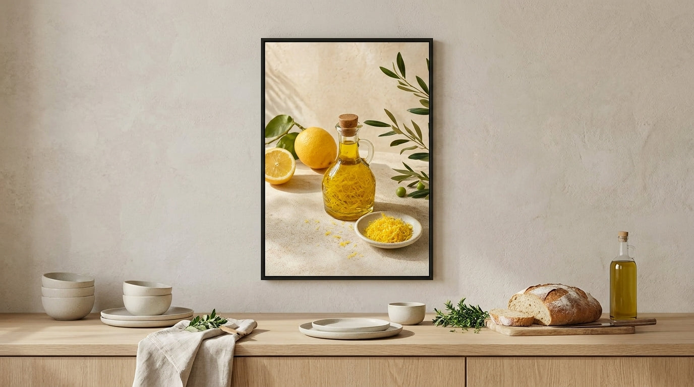Lemon Zest and Olive Oil