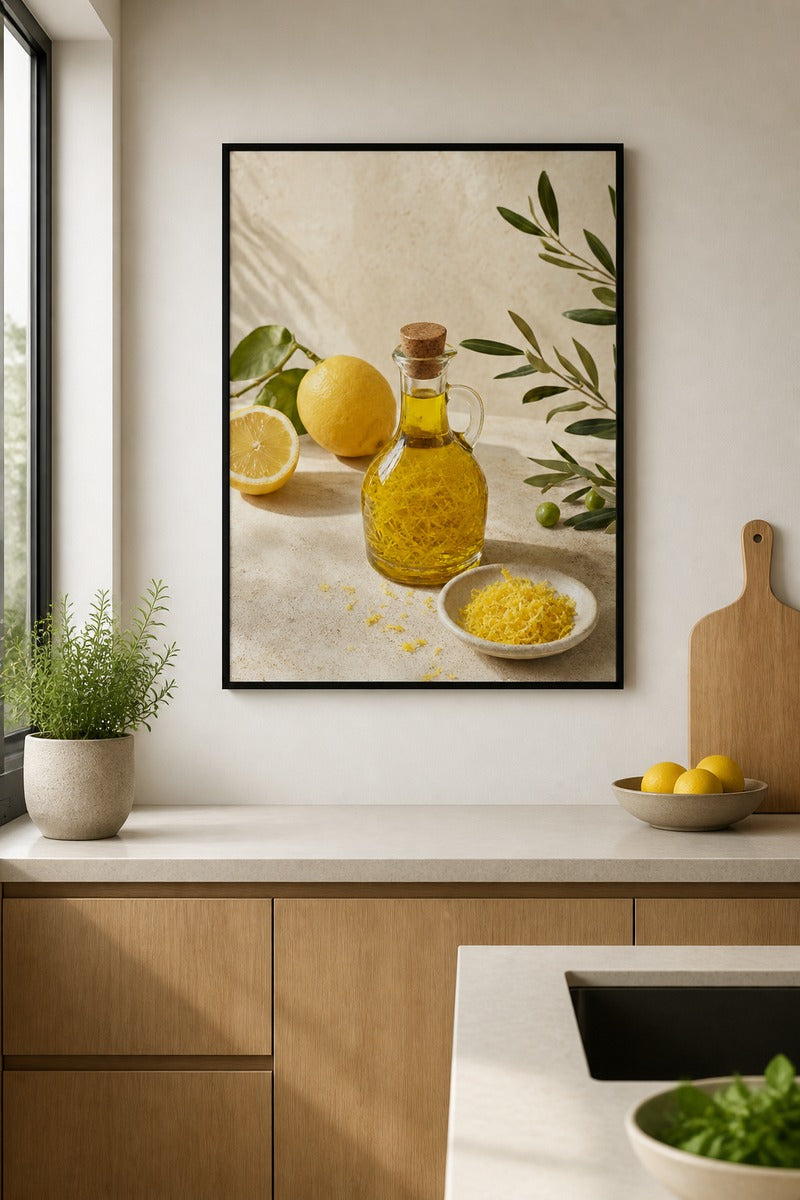 Lemon Zest and Olive Oil