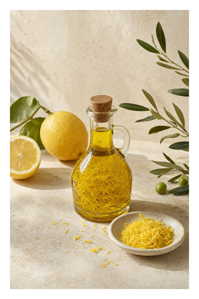 Lemon Zest and Olive Oil