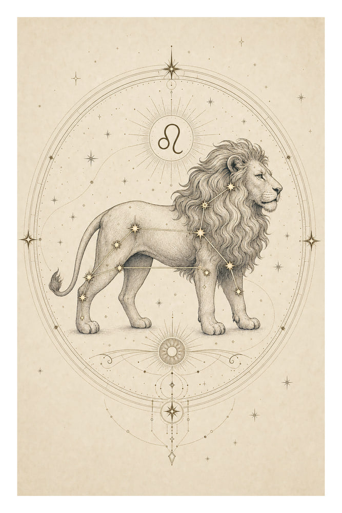 Leo Constellation Chart