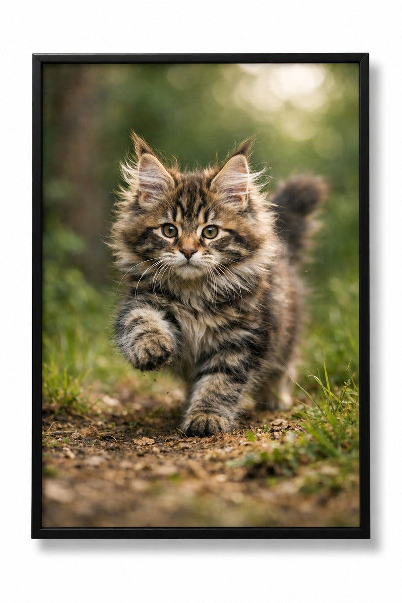 Maine Coon Kitten Play