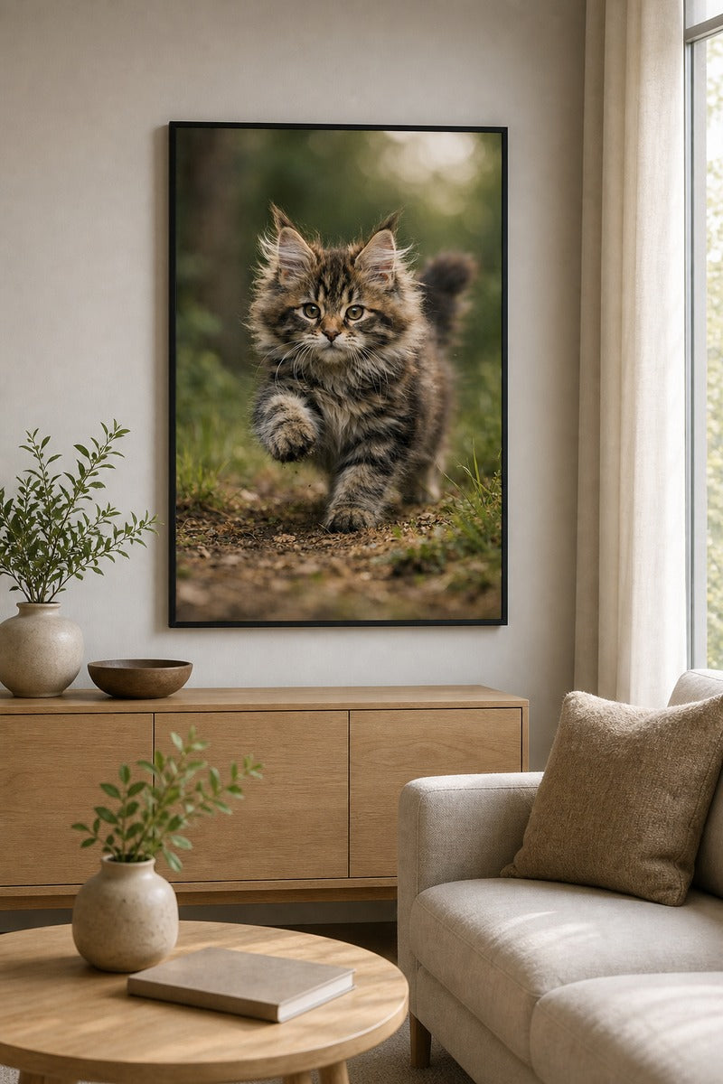 Maine Coon Kitten Play