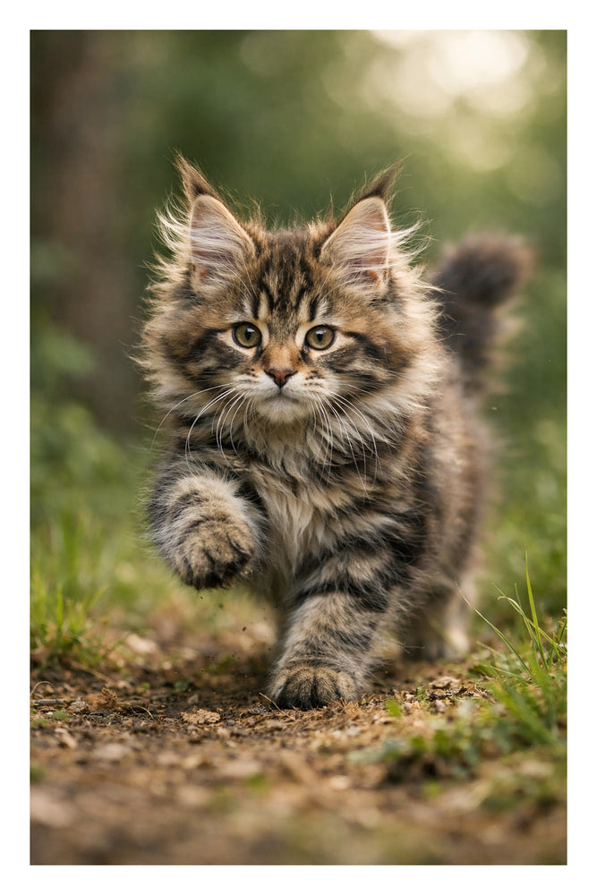 Maine Coon Kitten Play