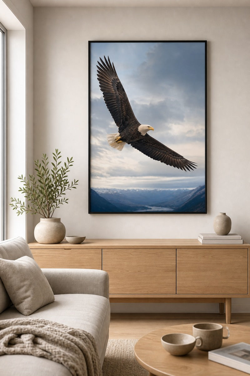 Majestic Eagle in Flight