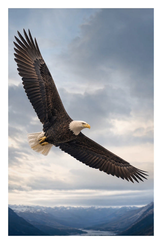 Majestic Eagle in Flight