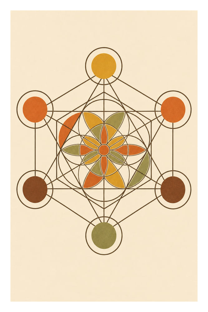 Metatron Cube Lines