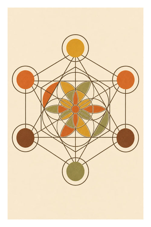 Metatron Cube Lines