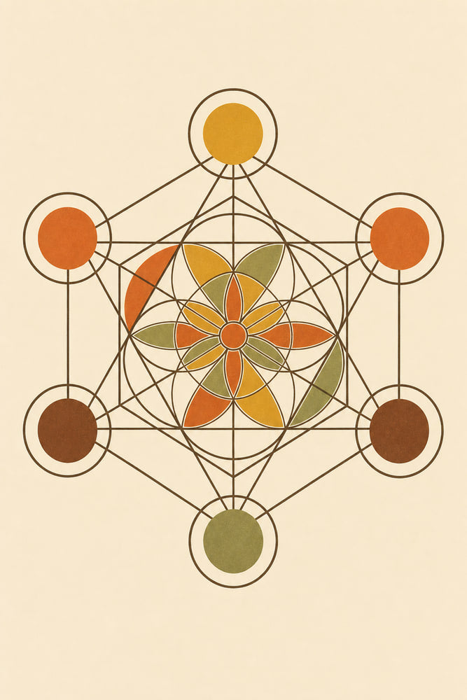 Metatron Cube Lines