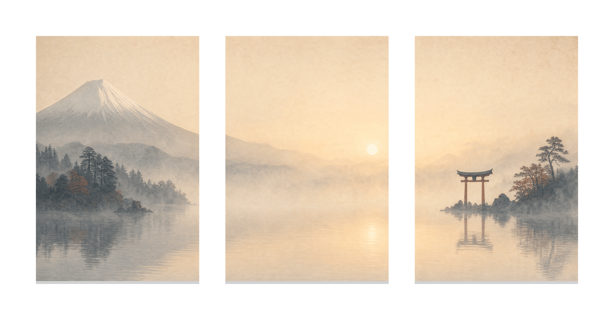 Misty Lake at Dawn