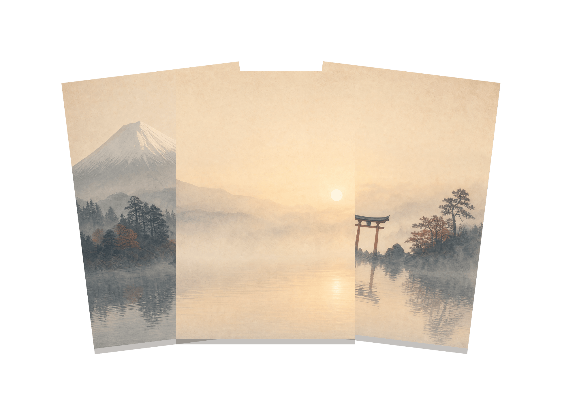 Misty Lake at Dawn