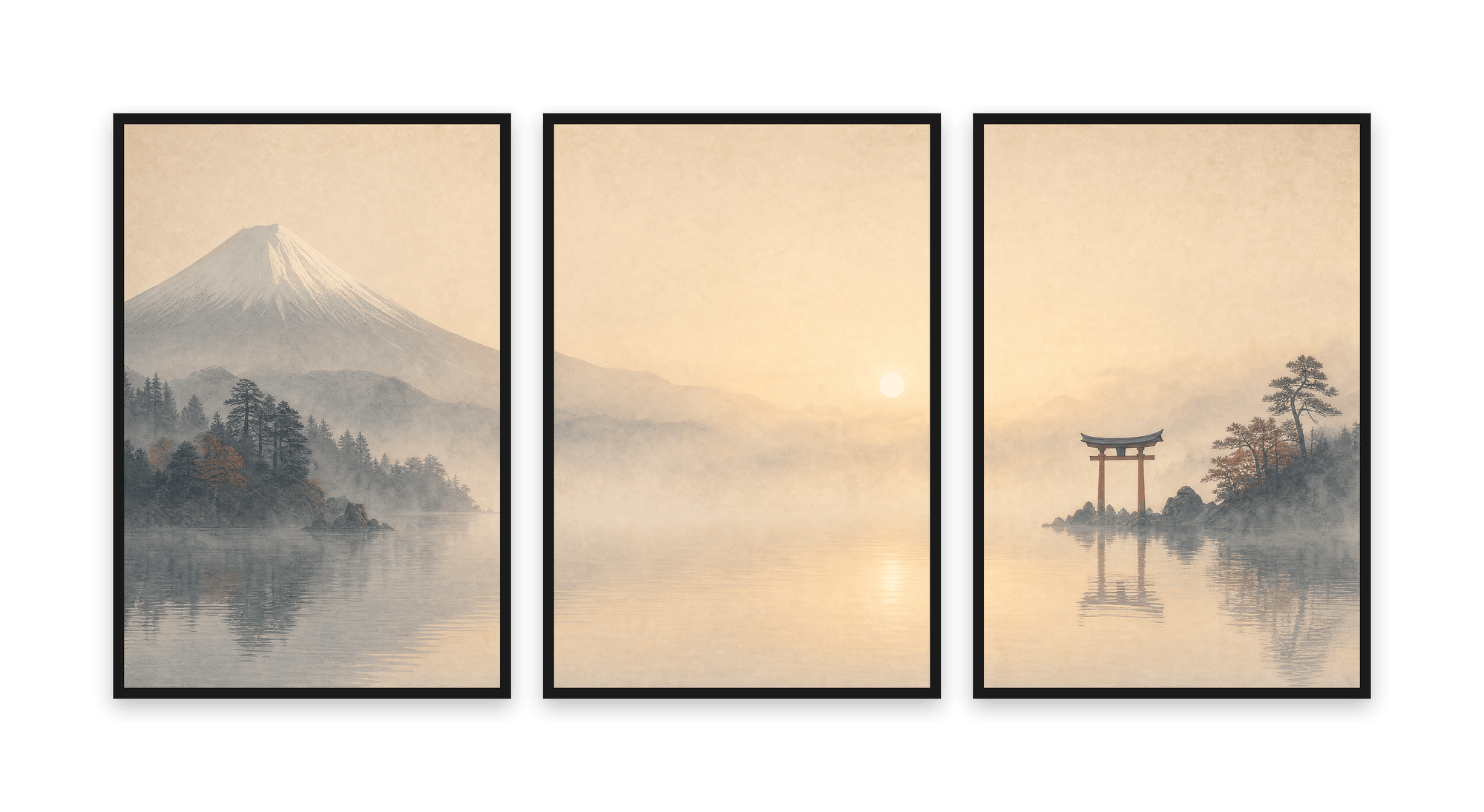 Misty Lake at Dawn