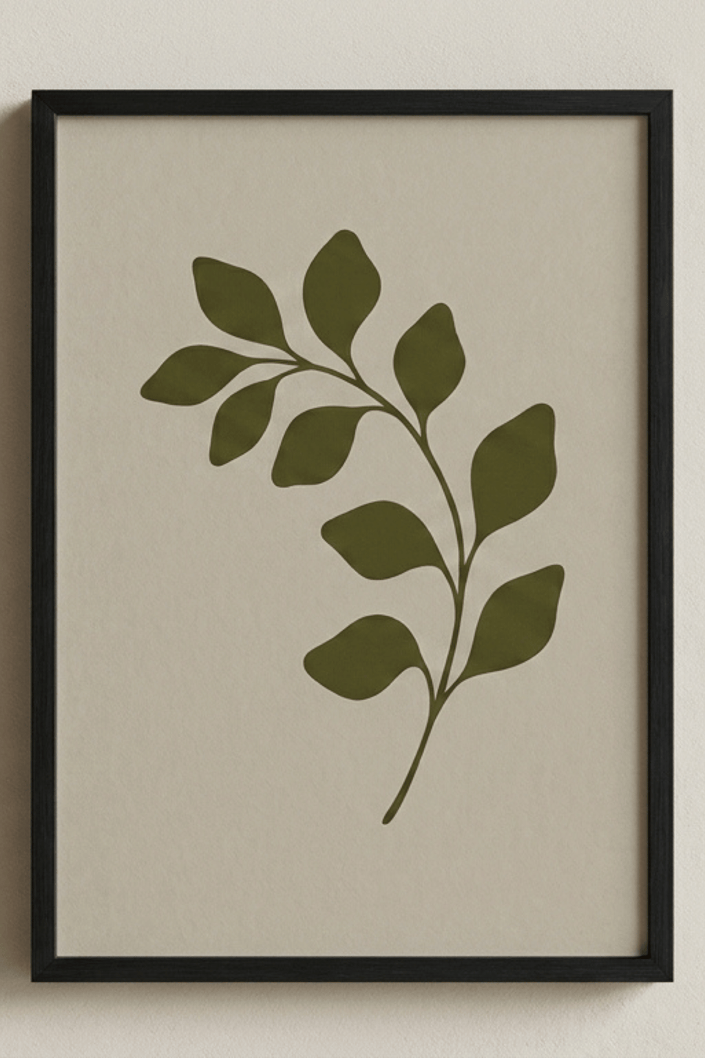 Minimal Plant Silhouette