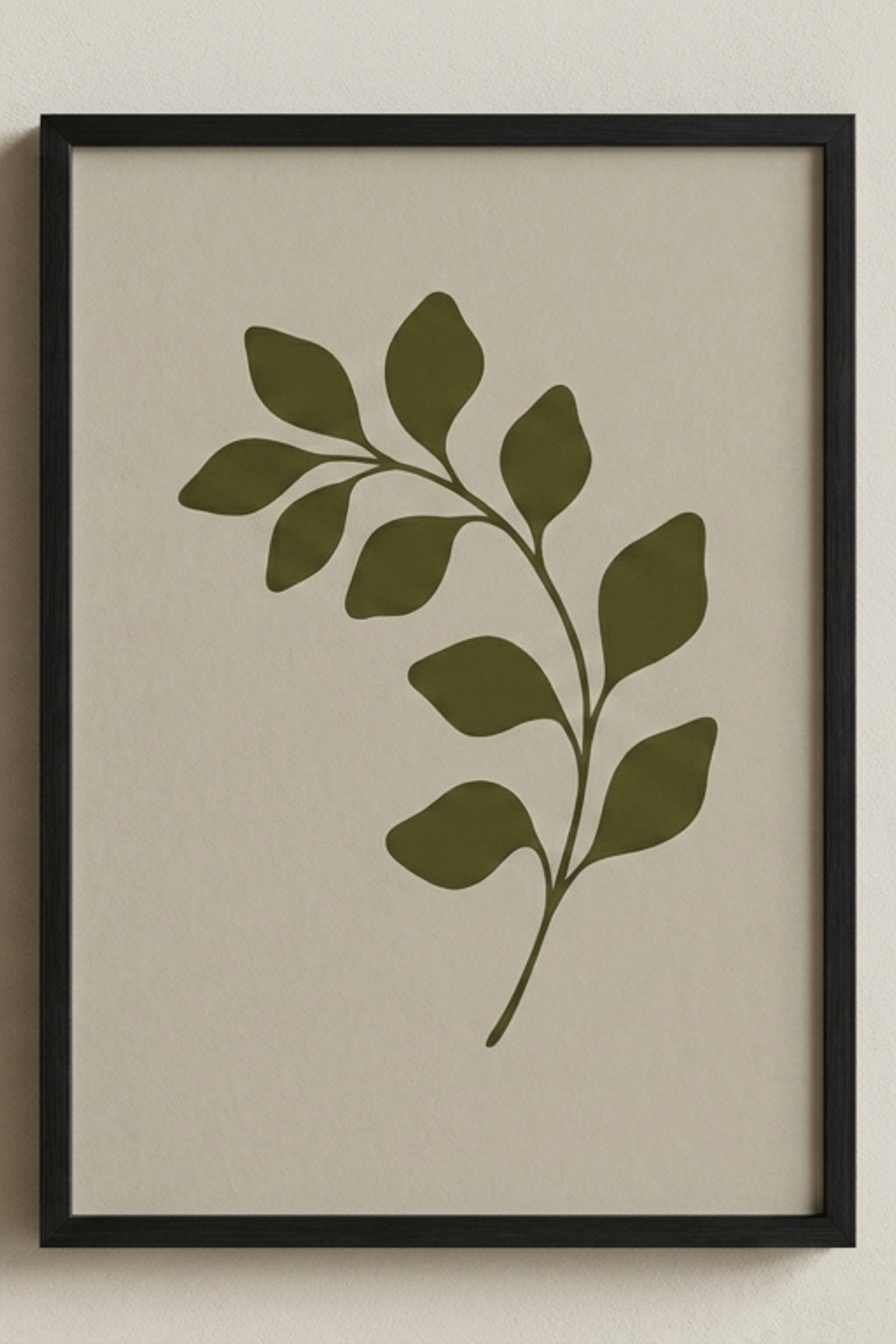 Minimal Plant Silhouette