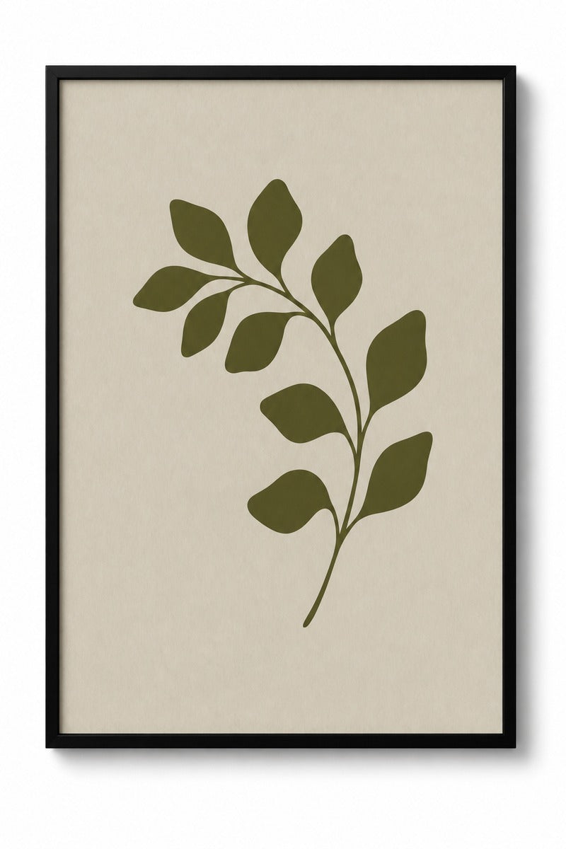 Minimal Plant Silhouette