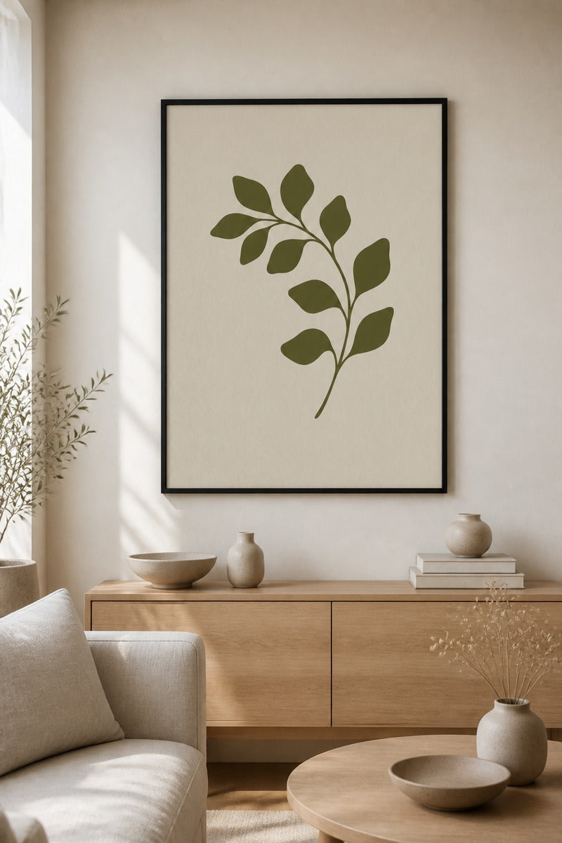 Minimal Plant Silhouette