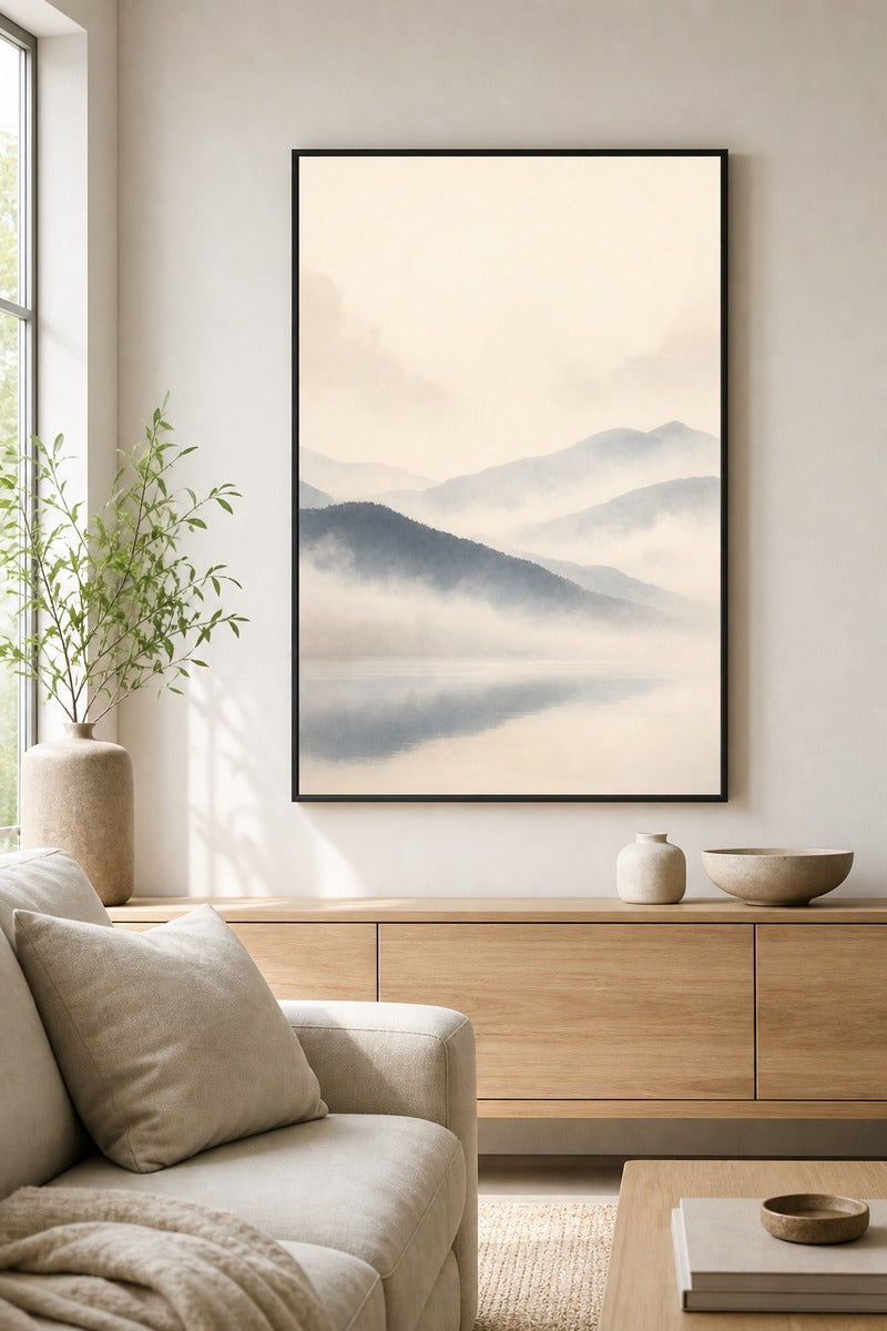 Mist-Covered Hills