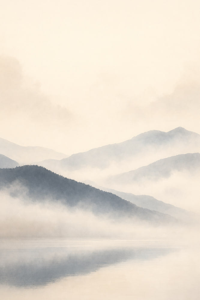 Mist-Covered Hills