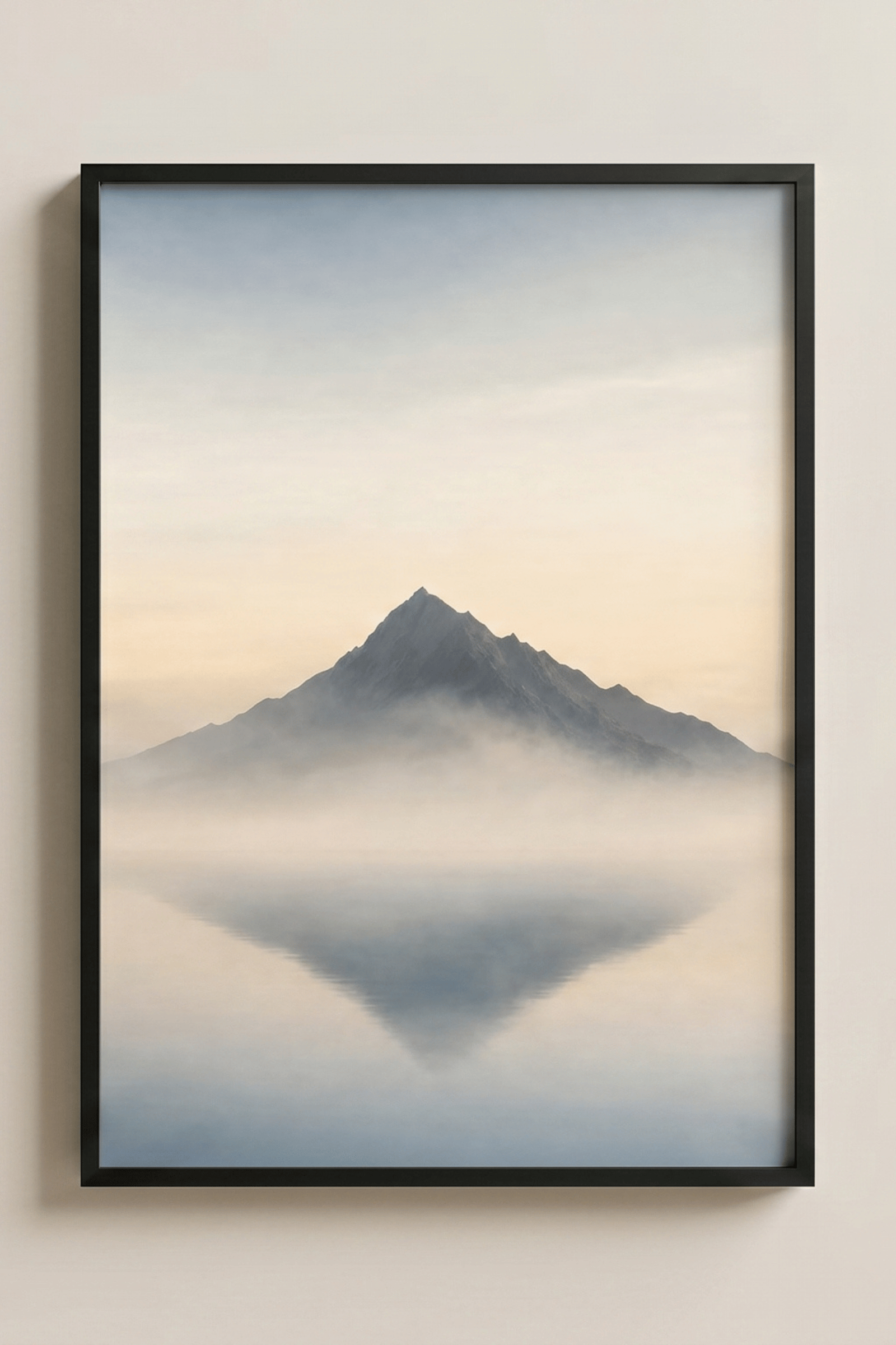 Mist Over Mountain Peaks