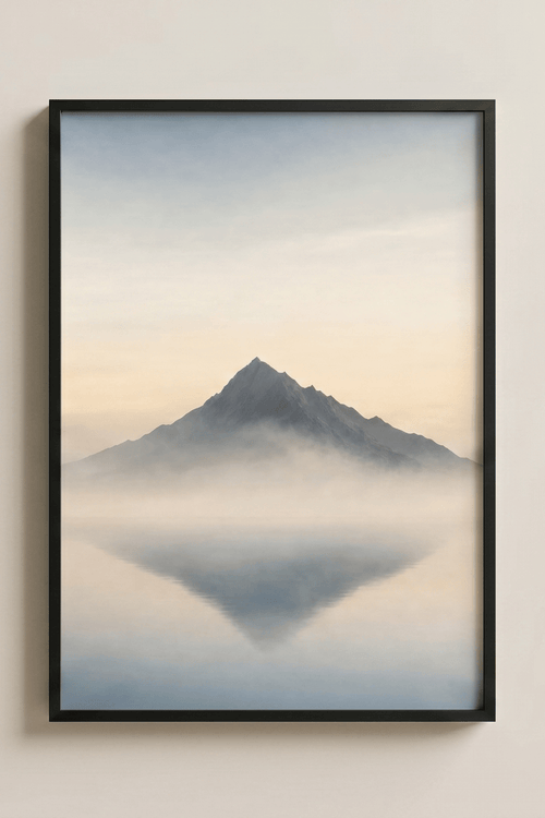 Mist Over Mountain Peaks