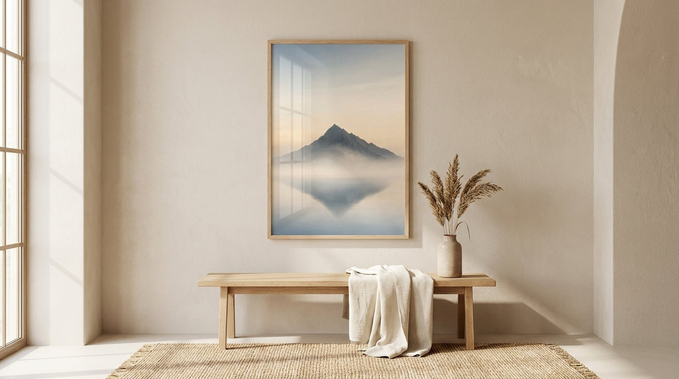 Mist Over Mountain Peaks