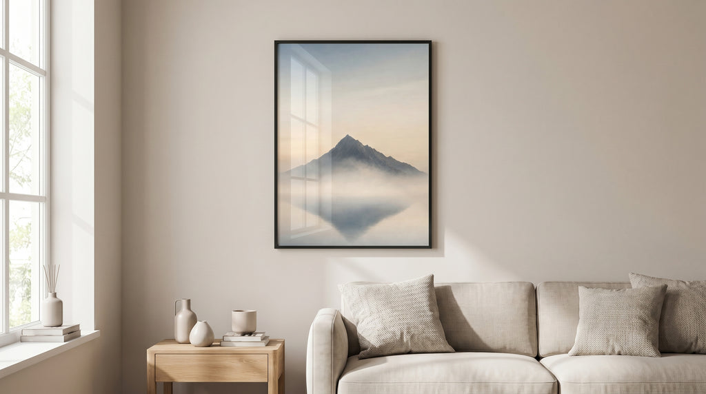Mist Over Mountain Peaks