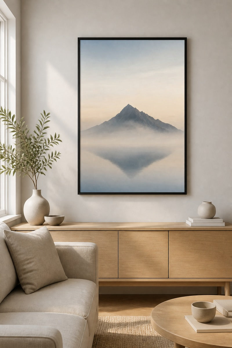 Mist Over Mountain Peaks