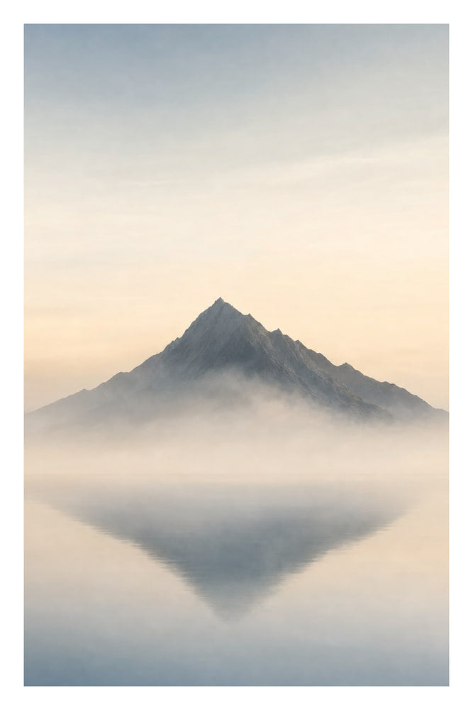 Mist Over Mountain Peaks