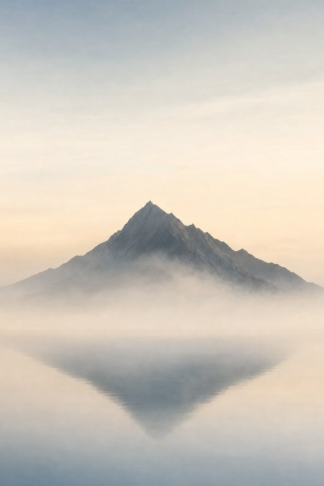 Mist Over Mountain Peaks