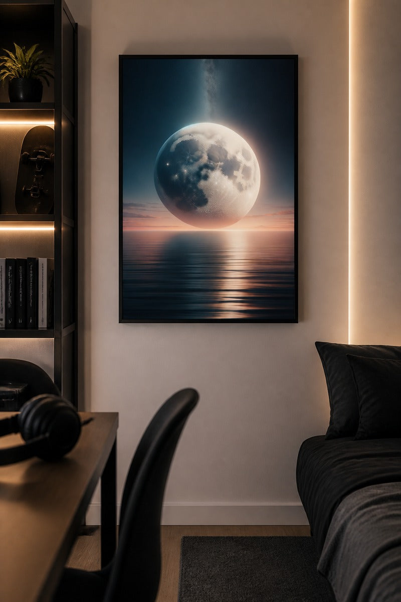 Moon Over Horizon
