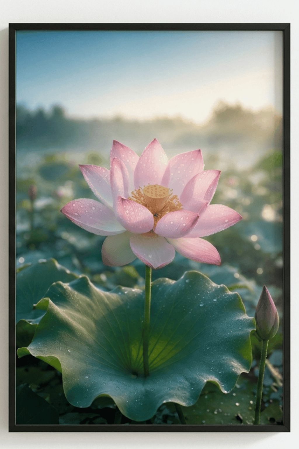 Morning Dew on Lotus