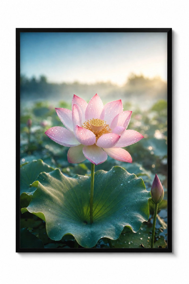 Morning Dew on Lotus