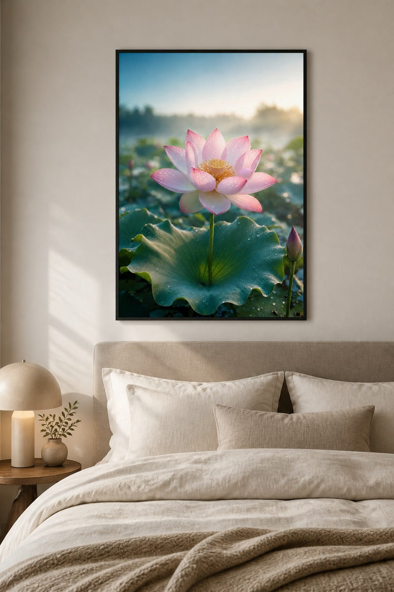 Morning Dew on Lotus